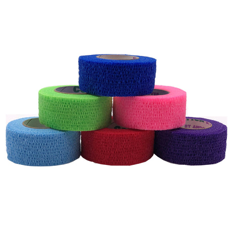 Cohesive Bandage Co-Flex®·Med 2 Inch X 5 Yard Self-Adherent Closure Neon Pink / Blue / Purple / Light Blue / Neon Green / Red NonSterile 16 lbs. Tensile Strength - BeHope
