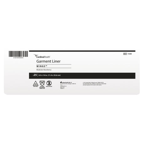 Incontinence Liner Simplicity™ 4-1/2 X 14 Inch Moderate Absorbency Polymer Core One Size Fits Most - BeHope