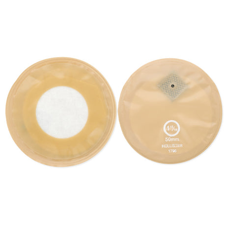 Filtered Stoma Cap Contour I™ Beige Odor-Barrier Pouch with SoftFlex, Barrier Opening 1-15/16 Inch, Cap Size 4 Inch - BeHope