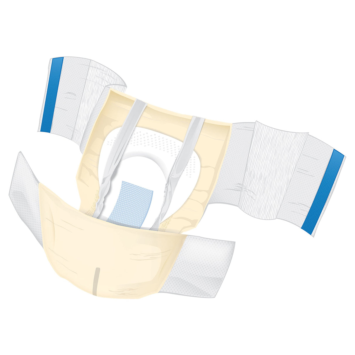 Unisex Adult Incontinence Brief McKesson Ultra Plus Stretch Large / X-Large Disposable Heavy Absorbency - BeHope