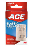 Elastic Bandage 3M™ ACE™ 3 Inch Width Clip Detached Closure Tan NonSterile Standard Compression - BeHope