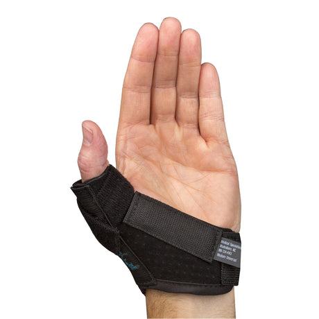 Thumb Protector Tee Pee Adult Small Hook and Loop Strap Closure Left or Right Hand Black - BeHope