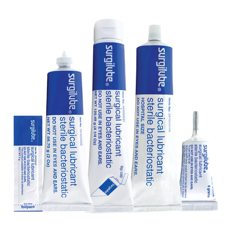 Lubricating Jelly - Carbomer free Surgilube® 5 Gram Individual Packet Sterile - BeHope