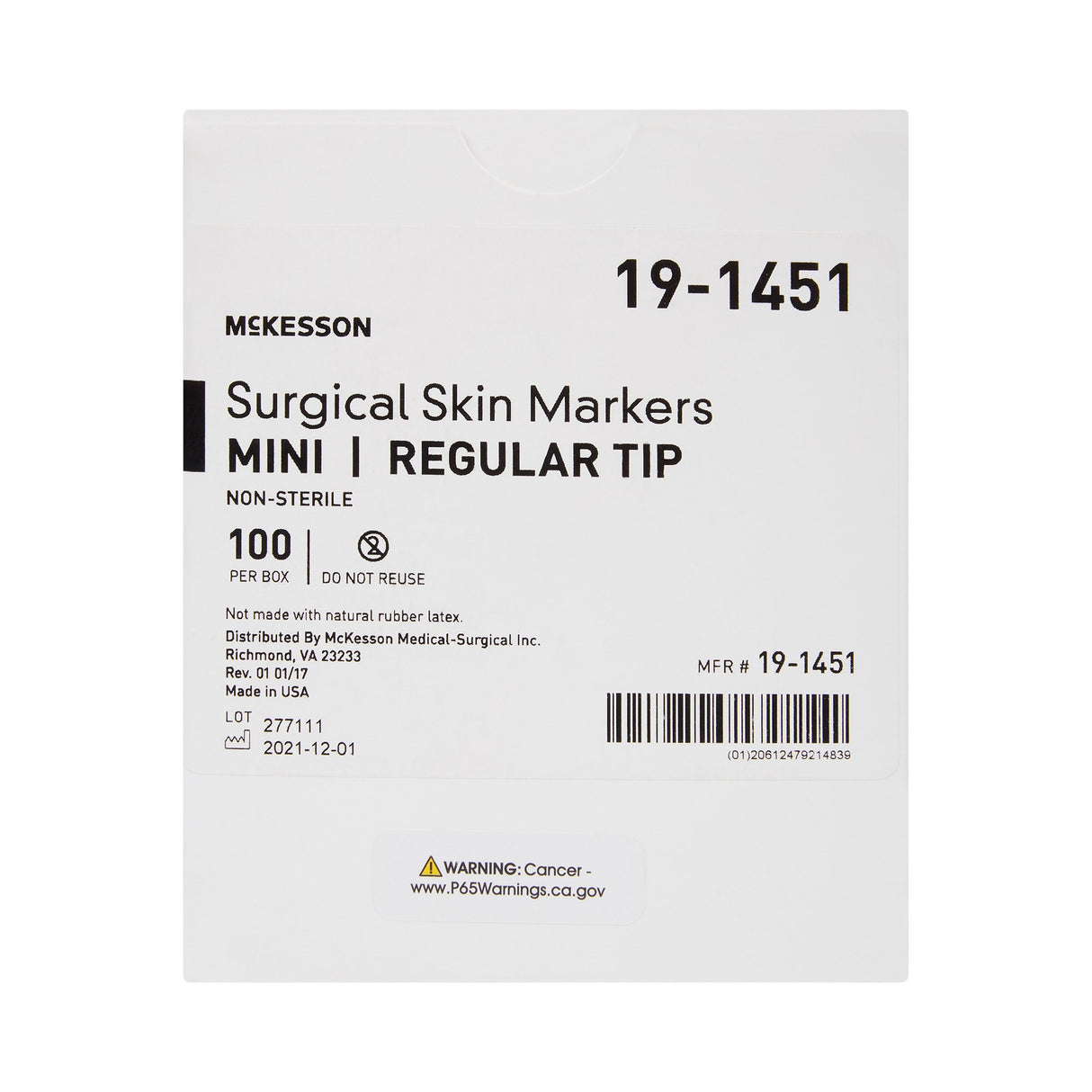 Skin Marker McKesson Prep-Resistant Gentian Violet Ink NonSterile Mini Regular Tip - BeHope