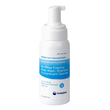Rinse-Free Shampoo and Body Wash Bedside-Care® 8.1 oz. Pump Bottle Unscented - BeHope