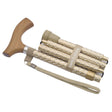 Folding Cane Switch Sticks® Aluminum 32 to 37 Inch Height Pearl Gold - BeHope
