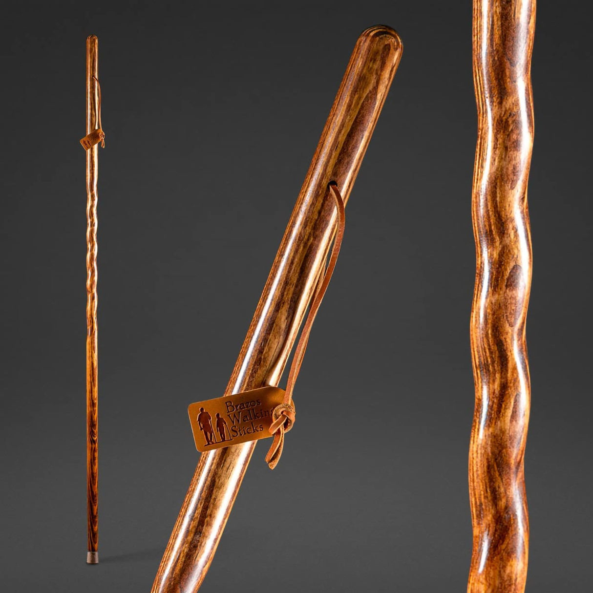 Walking Stick Brazos™ Traveler Wood 55 Inch Height Red Sweet Gum - BeHope