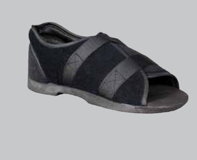 Post-Op Shoe Darco® Softie™ Medium Male Black - BeHope