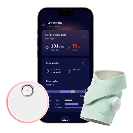 Baby Monitoring System Owlet® Dream Sock Mint - BeHope