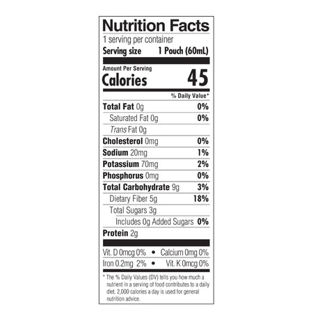 Tube Feeding Formula Banatrol® TF Unflavored Liquid 60 mL Pouch - BeHope