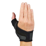 Thumb Stabilizer CMC-X™ Medium X Strap Closure Left or Right Hand Black - BeHope