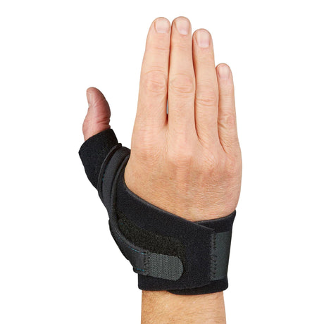 Thumb Stabilizer CMC-X™ Medium X Strap Closure Left or Right Hand Black - BeHope