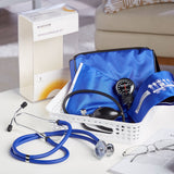 Reusable Aneroid / Stethoscope Set McKesson Brand 23 to 33 cm Adult Cuff Dual Head Sprague Stethoscope Pocket Aneroid - BeHope