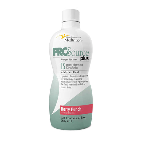 Oral Supplement ProSource® Plus Berry Punch Flavor Liquid 30 oz. Bottle - BeHope