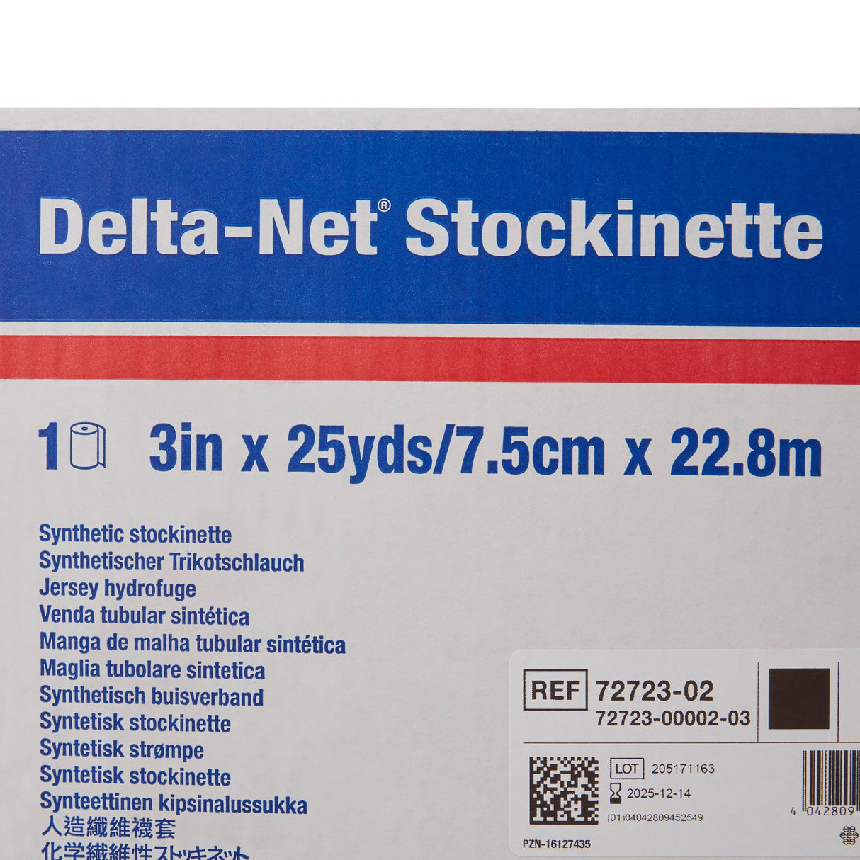 Stockinette Tubular Delta-Net® 3 Inch X 25 Yard Synthetic NonSterile - BeHope