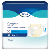 Unisex Adult Incontinence Brief TENA Complete Ultra X-Large Disposable Moderate Absorbency