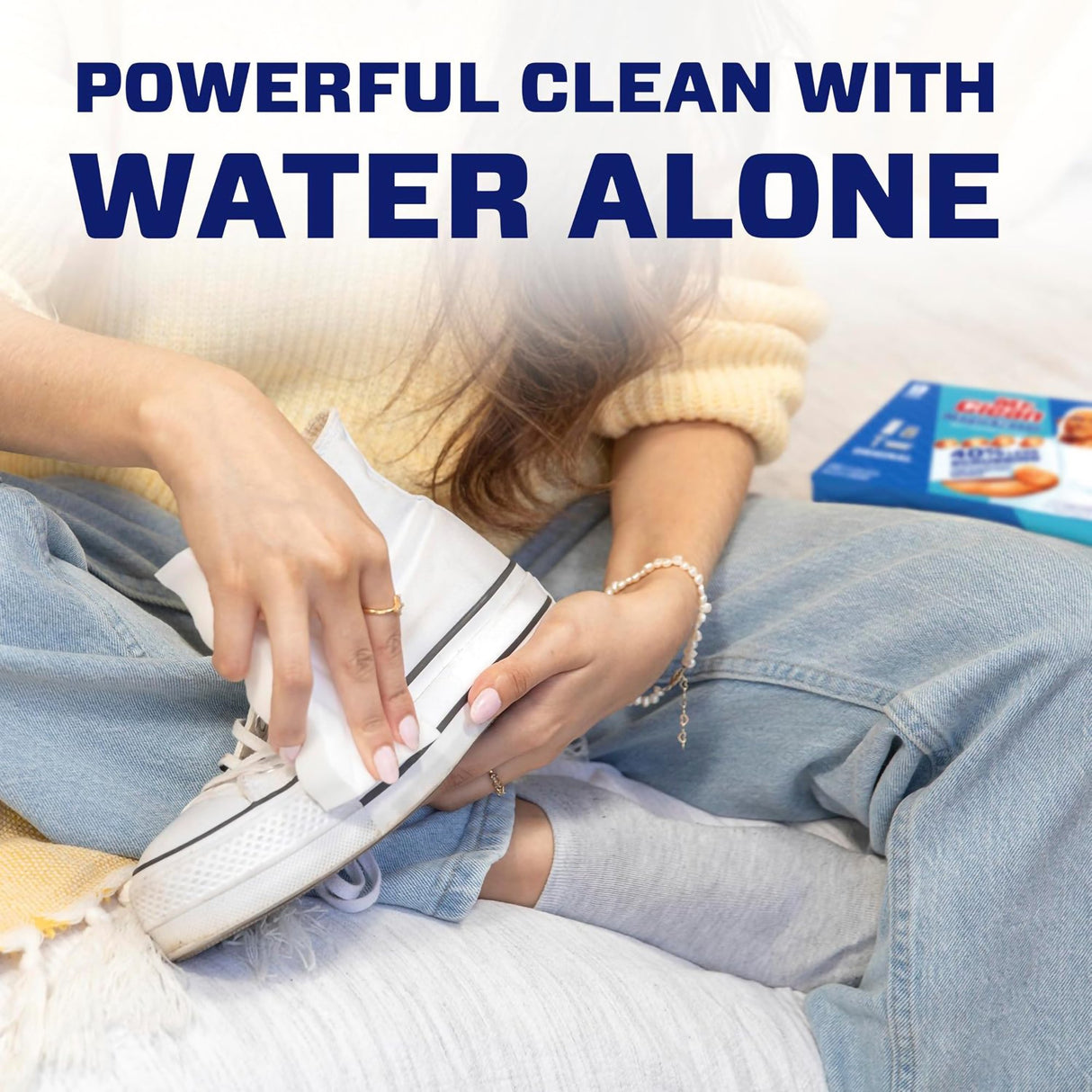 Cleaning Pad Mr. Clean® Magic Eraser Original 6 Count Box 1 X 2-3/10 X 4-3/5 Inch NonSterile Reusable - BeHope