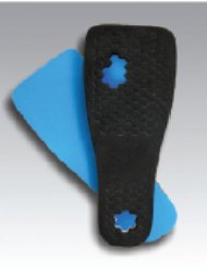 Insole Peg Assist™ Removable Pegs EVA / Foam / Poron Cover Female 6-1/2 to 8 Blue - BeHope