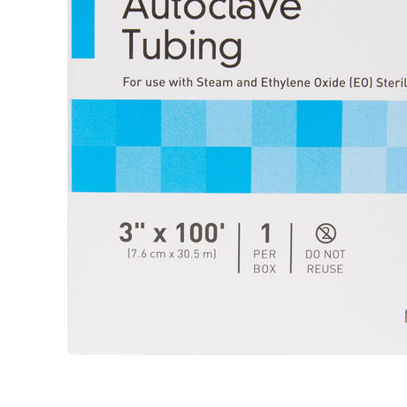 McKesson Sterilization Tubing 3 Inch X 100 Foot - BeHope