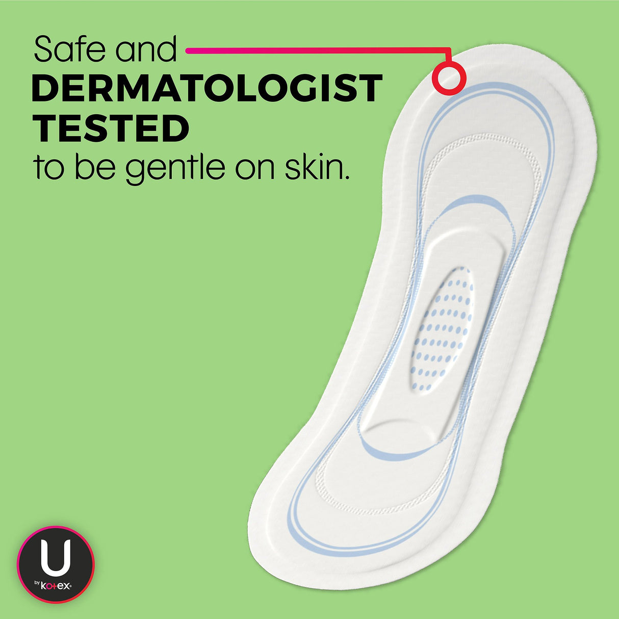 Feminine Pad U by Kotex® Security Ultra Thin Heavy Absorbency - BeHope