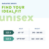 Unisex Adult Incontinence Brief Prevail® Bariatric Bariatric Size A Disposable Heavy Absorbency - BeHope