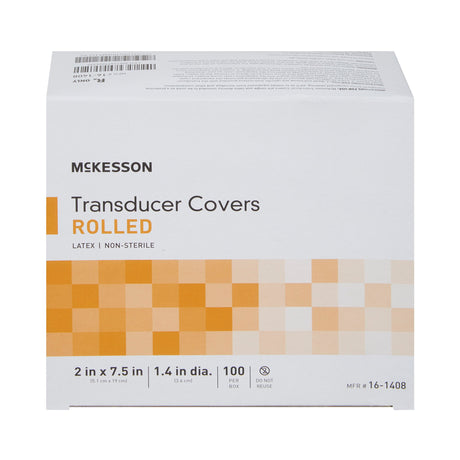 Ultrasound Probe Cover McKesson 1-2/5 X 7-1/2 Inch Latex NonSterile Rolled - BeHope