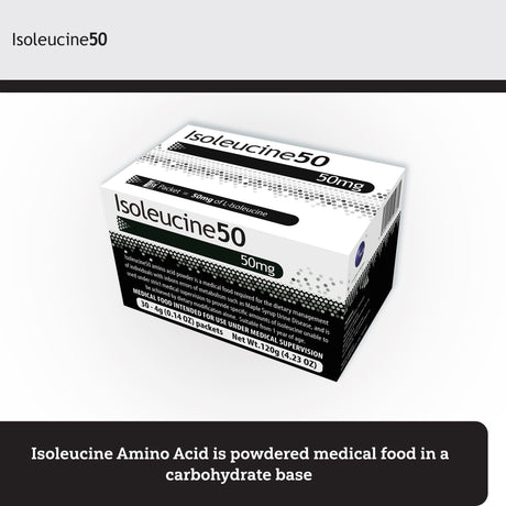 Oral Supplement Isoleucine50 Unflavored Powder 4 Gram Individual Packet - BeHope