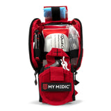 Trauma First Aid Kit My Medic™ TFAK Red Nylon Bag - BeHope