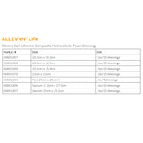 Foam Dressing Allevyn Life 8-1/4 X 8-1/4 Inch With Border Film Backing Silicone Gel Adhesive Quadrilobe Sterile - BeHope