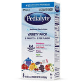 Oral Electrolyte Solution Pedialyte Powder Packs Fruit Punch / Grape / Apple / Strawberry Flavor 0.3 oz. Electrolyte