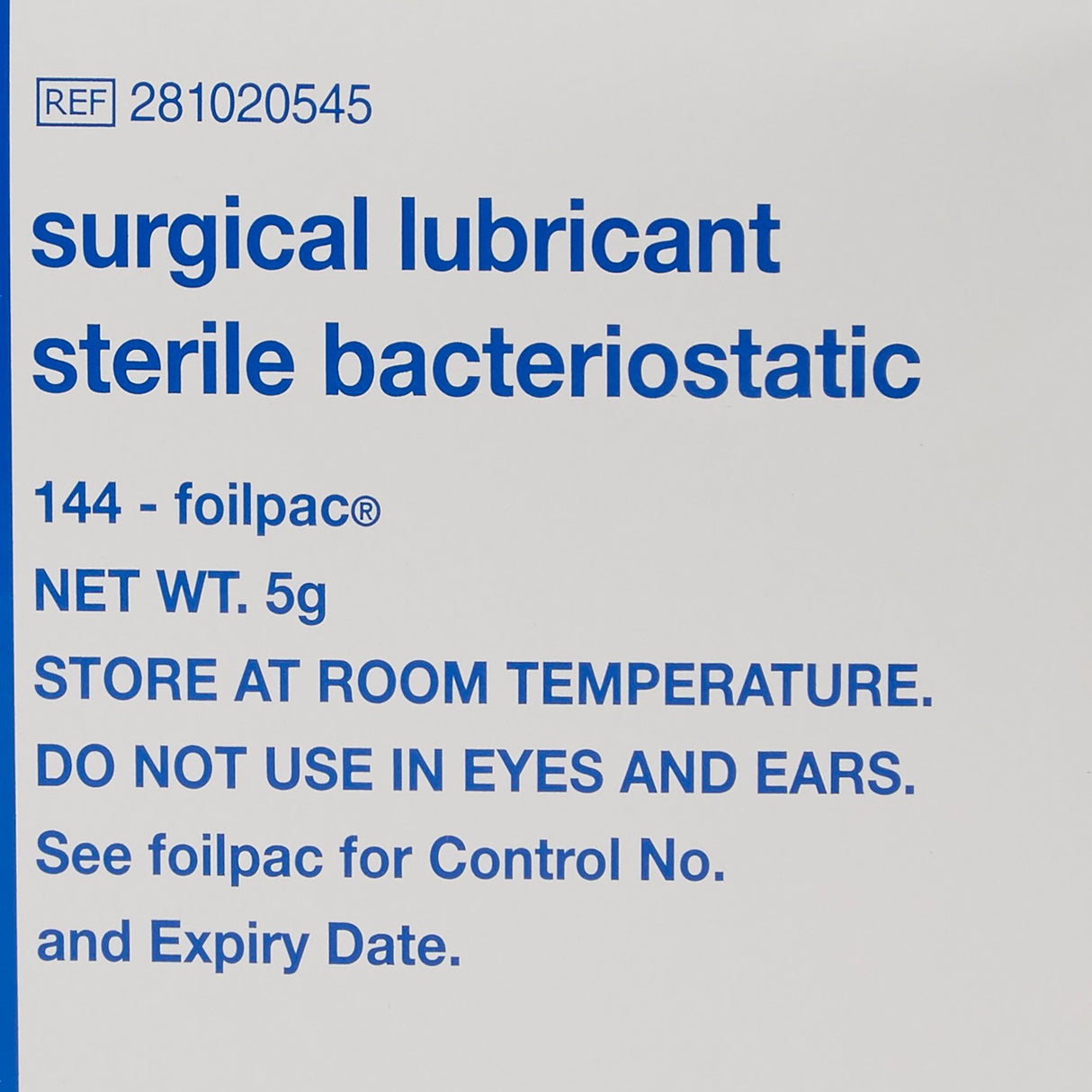 Lubricating Jelly - Carbomer free Surgilube® 5 Gram Individual Packet Sterile - BeHope