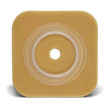 Ostomy Barrier Sur-Fit Natura® Trim to Fit, Extended Wear Durahesive® Without Tape 45 mm Flange Hydrocolloid 1 to 1-1/4 Inch Opening 4 X 4 Inch - BeHope