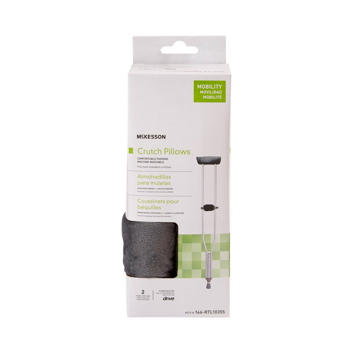 McKesson Crutch Pillow For Underarm Crutch - BeHope