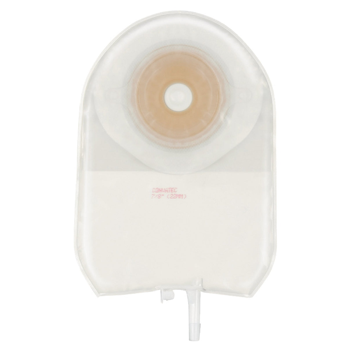Urostomy Pouch ActiveLife® One-Piece System 9 Inch Length Convex, Pre-Cut 1 Inch Stoma Drainable - BeHope