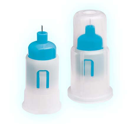 Safety Insulin Pen Needle Assure® ID 30 Gauge 8 mm Length Automatic Safety Without Back-End Shield - BeHope