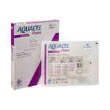 Foam Dressing Aquacel® 7 X 8 Inch With Border Waterproof Film Backing Silicone Adhesive Sacral Sterile - BeHope