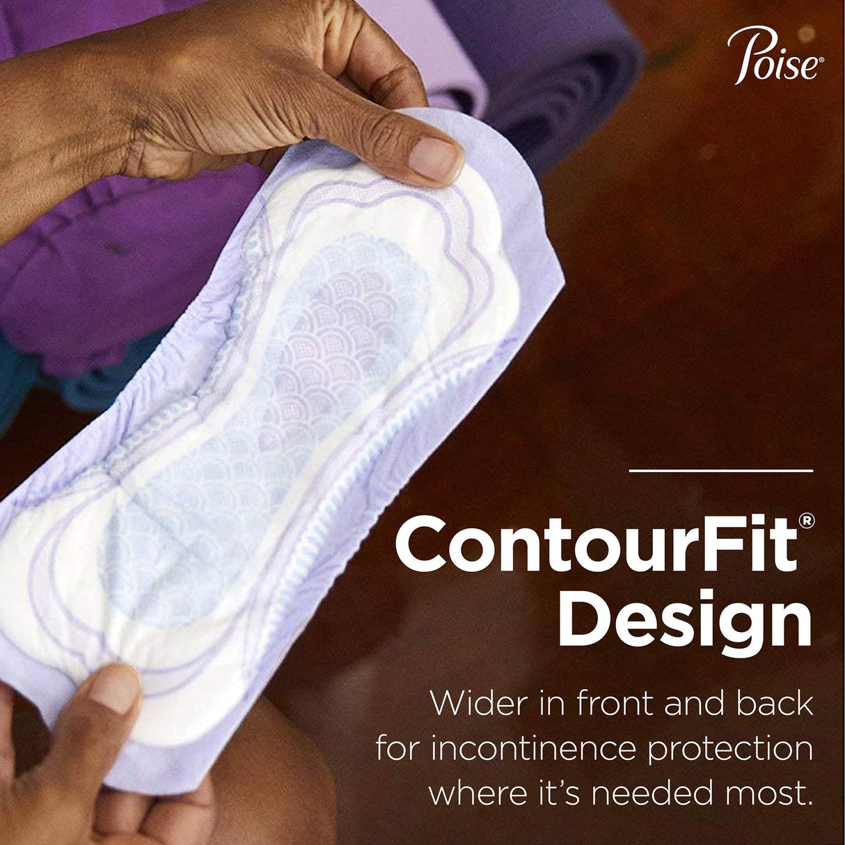 Bladder Control Pad Poise® Fresh Protection™ 10.47 Inch Length Moderate Absorbency Sodium Polyacrylate Core One Size Fits Most - BeHope