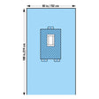 Abdominal Drape Pediatric Laparotomy Drape 60 W X 108 L Inch Sterile - BeHope