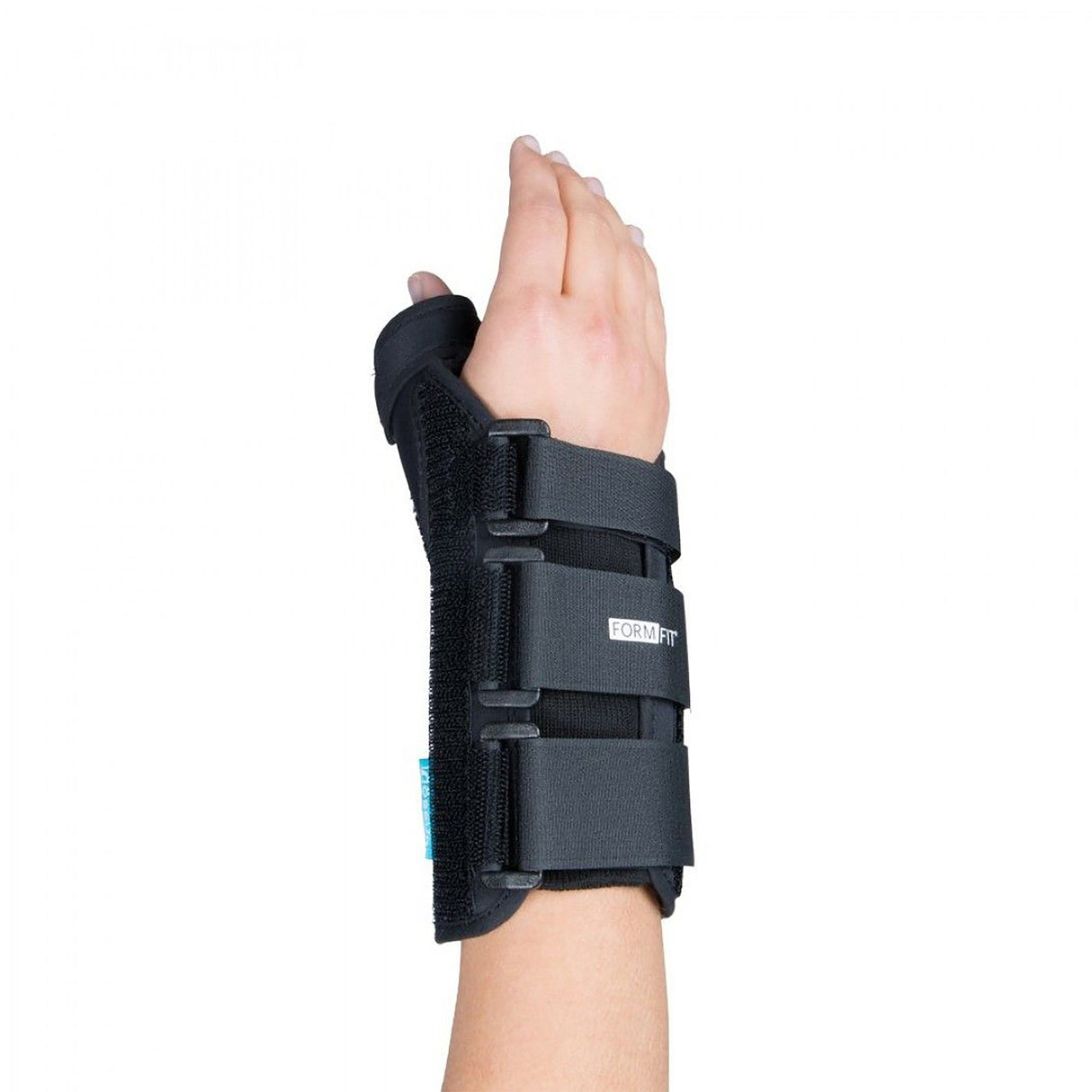 Thumb Spica Ossur® Formfit® X-Small D-Ring / Hook and Loop Strap Closure Right Hand Black - BeHope