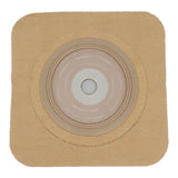 Ostomy Barrier Safe n Simple™ Trim to Fit, Standard Wear Flexible Tape 57 mm Flange Up to 1-3/4 Inch Opening 5 X 5 Inch - BeHope