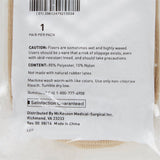 Slipper Socks McKesson Unisex Adult X-Large Single Tread Single Patient Use Tan - BeHope