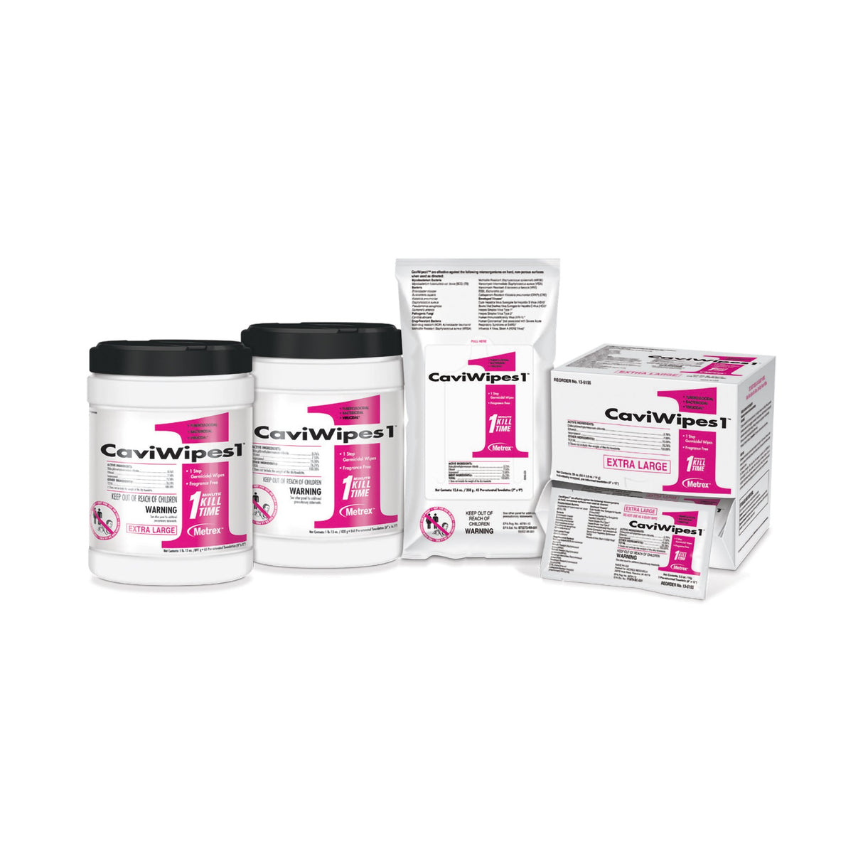 Surface Disinfectant CaviWipes1™ Premoistened Alcohol Based Manual Pull Wipe 45 Count Soft Pack Alcohol Scent NonSterile - BeHope