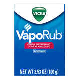 Chest Rub Vicks® VapoRub® 4.8% - 1.2% - 2.6% Strength Ointment 3.53 oz. - BeHope