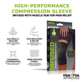 Knee Support Green Drop™ Large / X-Large Pull-On 16 to 19 Inch Thigh Circumference Left or Right Knee - BeHope
