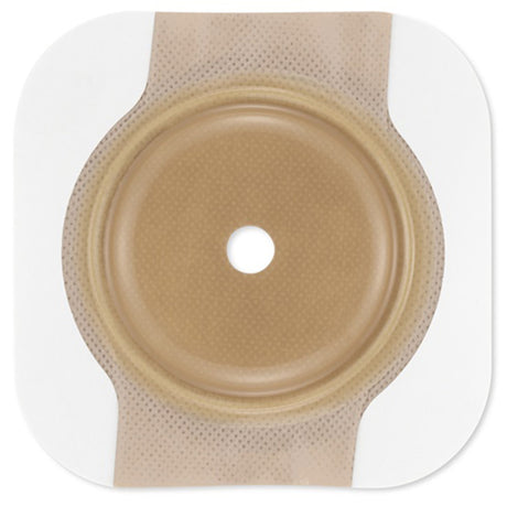 Ostomy Barrier New Image CeraPlus Precut, Extended Wear Adhesive Tape Borders 44 mm Flange Green Code System 7/8 Inch Opening