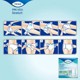 Unisex Adult Incontinence Brief TENA ProSkin Stretch™ Super Medium Disposable Heavy Absorbency - BeHope