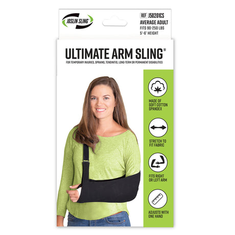 Arm Sling Ultimate Arm Sling® D-Ring / Hook and Loop Strap Closure One Size Fits Most - BeHope