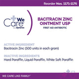 First Aid Antibiotic Bacitracin Zinc WeCare™ Ointment 15 oz. Jar - BeHope