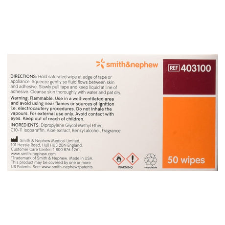 Adhesive Remover Remove Wipe 1 per Pack - BeHope