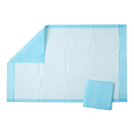 Disposable Underpad Protection Plus® 23 X 36 Inch Fluff / Polymer Light Absorbency - BeHope